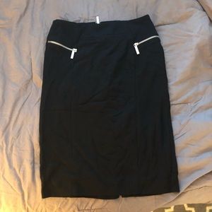 Michael Kors stretch pencil skirt with zippers